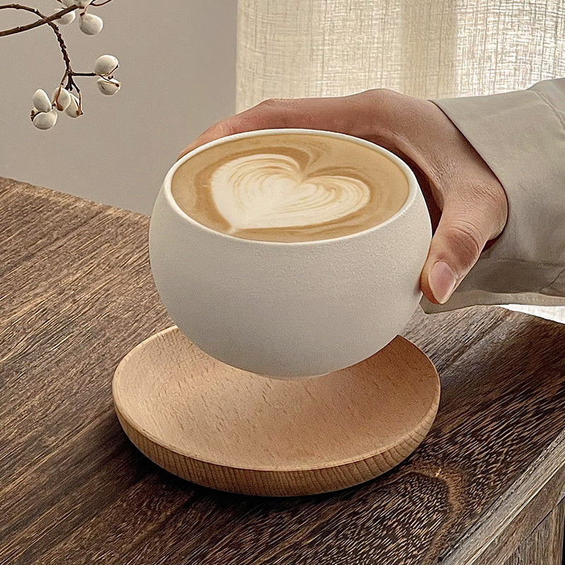 Einzigartige handgefertigte Vintage-Kaffeetasse aus Keramik, rustikale glasierte Tasse, Geschenk für Kaffeeliebhaber
