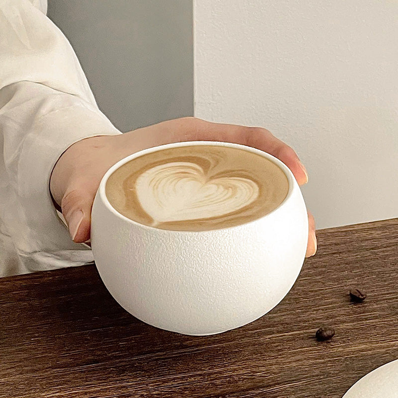 Einzigartige handgefertigte Vintage-Kaffeetasse aus Keramik, rustikale glasierte Tasse, Geschenk für Kaffeeliebhaber