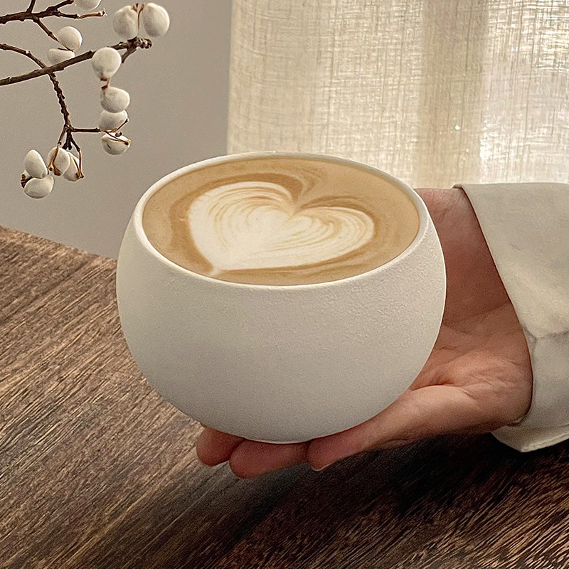 Einzigartige handgefertigte Vintage-Kaffeetasse aus Keramik, rustikale glasierte Tasse, Geschenk für Kaffeeliebhaber